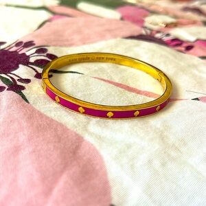 Purple gold bracelet bangle
